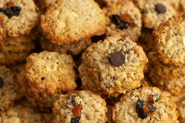 Ovesné cookies s opraženým kokosem Recept na Magdalenka cz